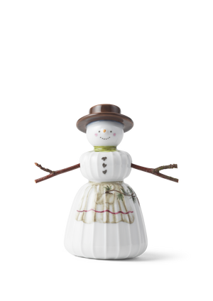 Hammershøi Christmas Snowwoman H11 white w. deco
