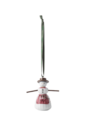 Hammershøi Christmas Snowwoman hanging variant H9 white w. deco