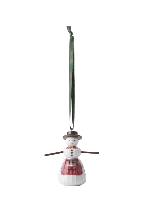 Hammershøi Christmas Snowwoman hanging variant H9 white w. deco