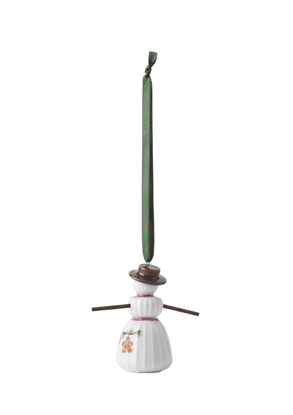 Hammershøi Christmas Snowwoman hanging variant H9 white w. deco