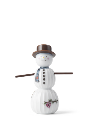Hammershøi Christmas Snowman H11.5 white w. deco