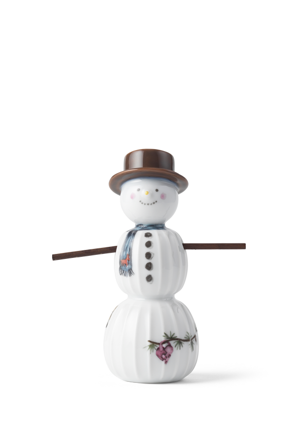 Hammershøi Christmas Snowman H11.5 white w. deco