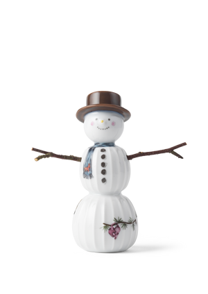 Hammershøi Christmas Snowman H11.5 white w. deco