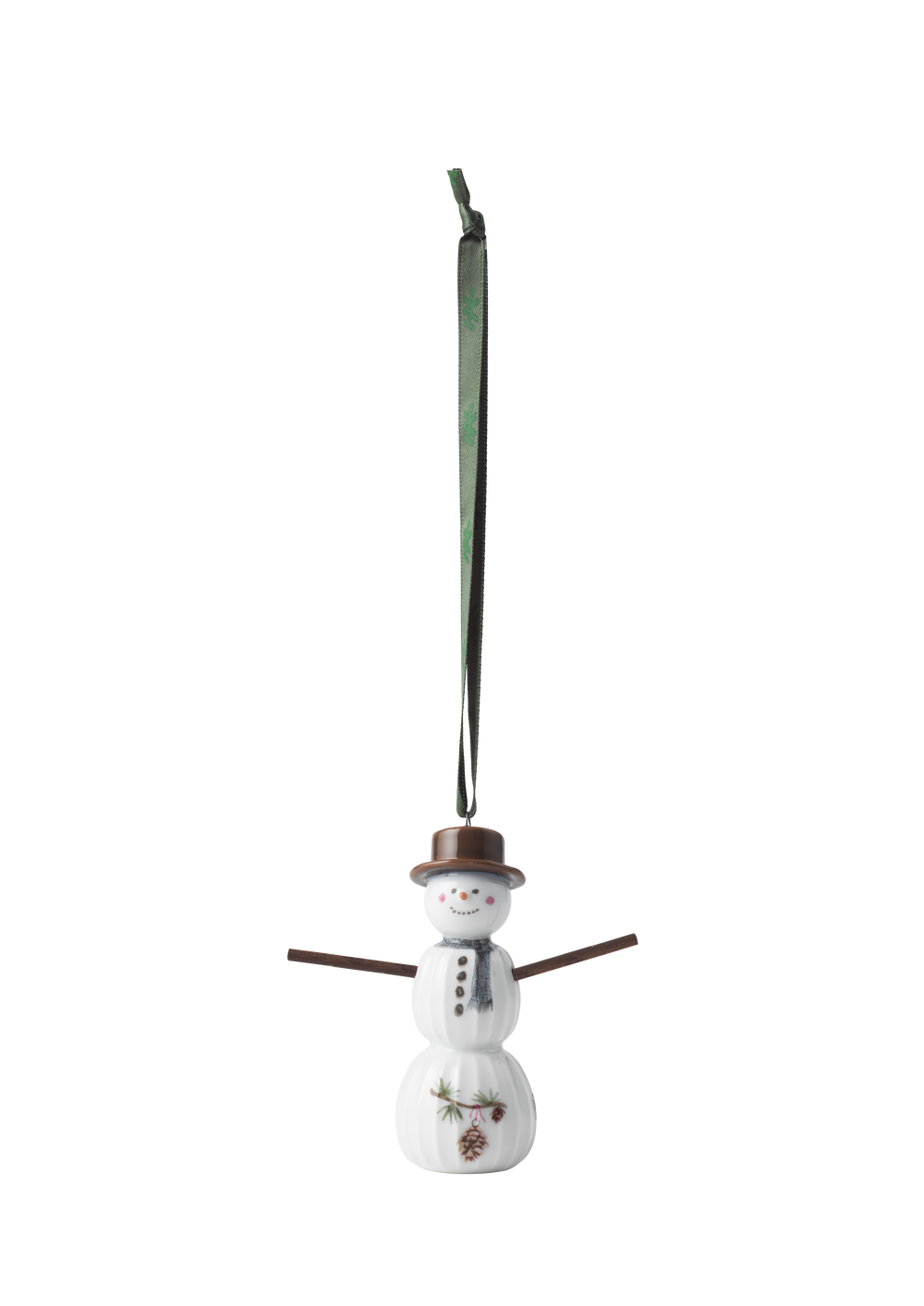 Hammershøi Christmas Snowman hanging variant H9.5 white w. deco