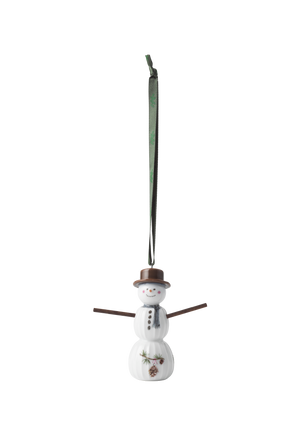 Hammershøi Christmas Snowman hanging variant H9.5 white w. deco