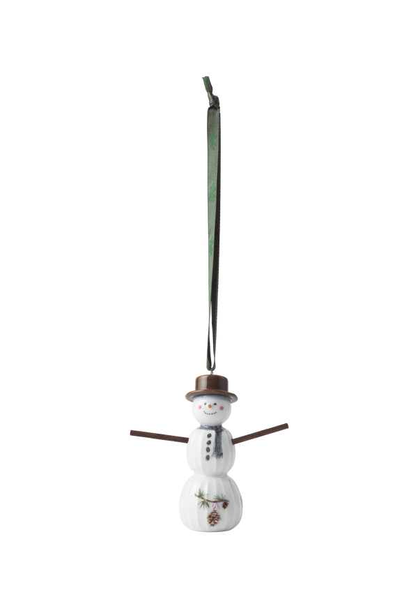 Hammershøi Christmas Snowman hanging variant H9.5 white w. deco