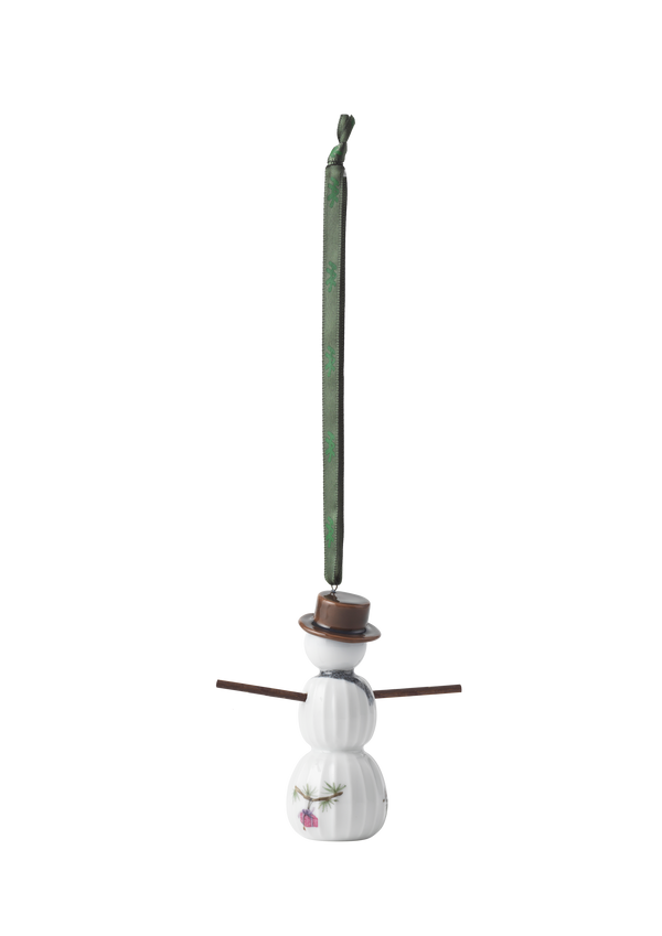 Hammershøi Christmas Snowman hanging variant H9.5 white w. deco