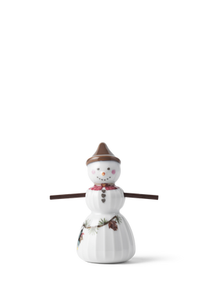 Hammershøi Christmas Snowgirl H8 white w. deco