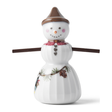 Hammershøi Christmas Snowgirl H8 white w. deco