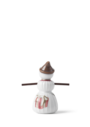 Hammershøi Christmas Snowgirl H8 white w. deco