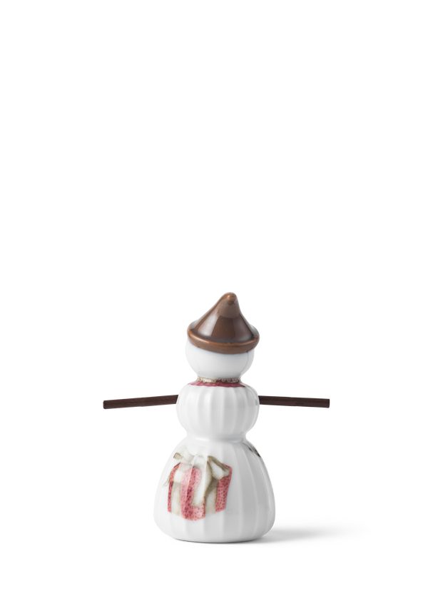 Hammershøi Christmas Snowgirl H8 white w. deco