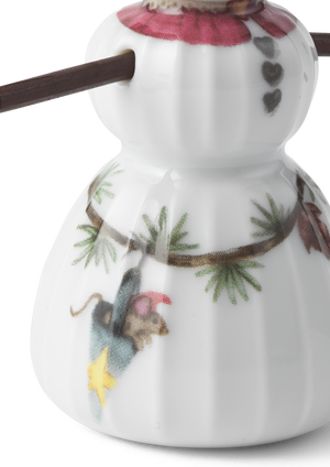 Hammershøi Christmas Snowgirl H8 white w. deco