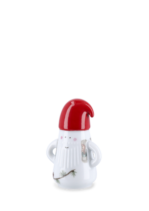Hammershøi Christmas Father Elf Ø6 cm white w. deco
