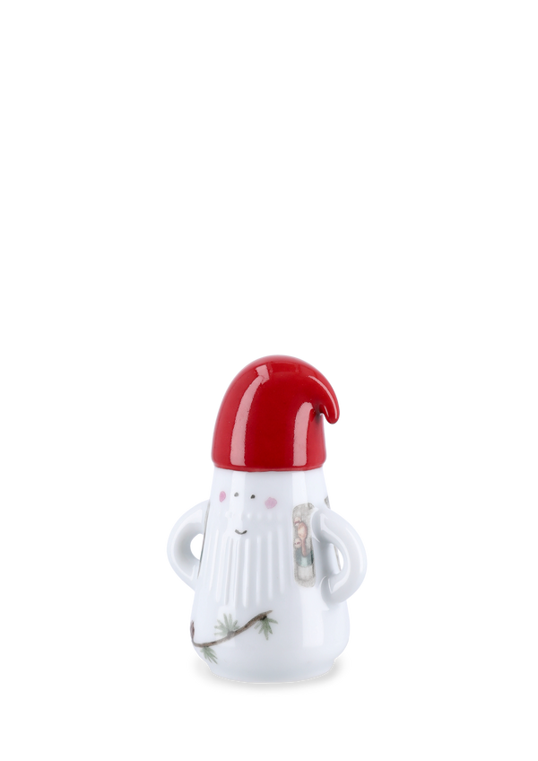 Hammershøi Christmas Father Elf Ø6 cm white w. deco