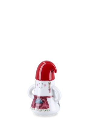Hammershøi Christmas Mother Elf Ø6 cm white w. deco
