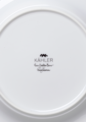 Hammershøi Christmas Plate Ø19 cm white w. deco