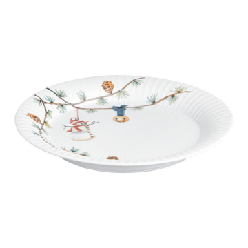 Hammershøi Christmas Plate Ø22 cm white w. deco