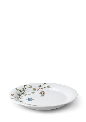 Hammershøi Christmas Plate Ø27 cm white w. deco