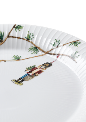Hammershøi Christmas Plate Ø27 cm white w. deco
