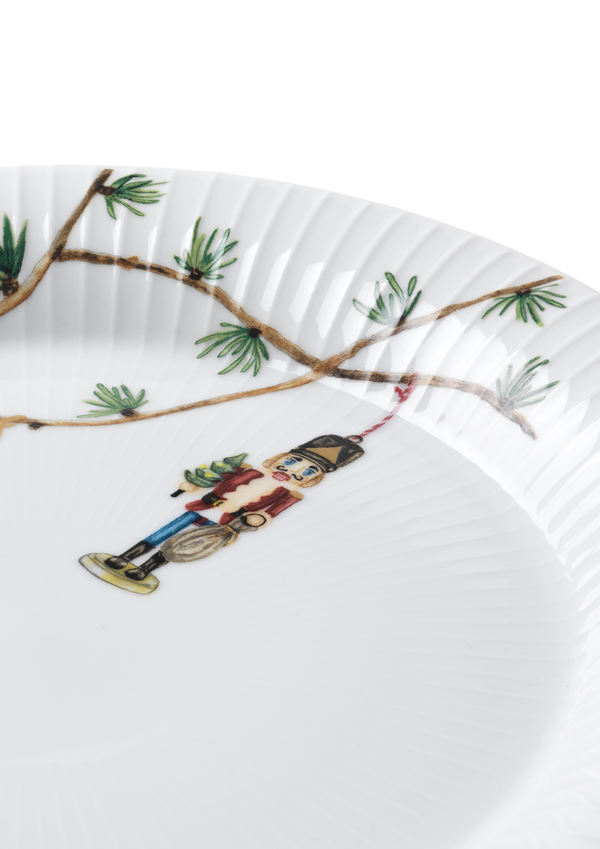 Hammershøi Christmas Plate Ø27 cm white w. deco