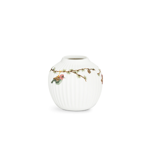 Hammershøi Christmas Vase H13 cm white w. deco