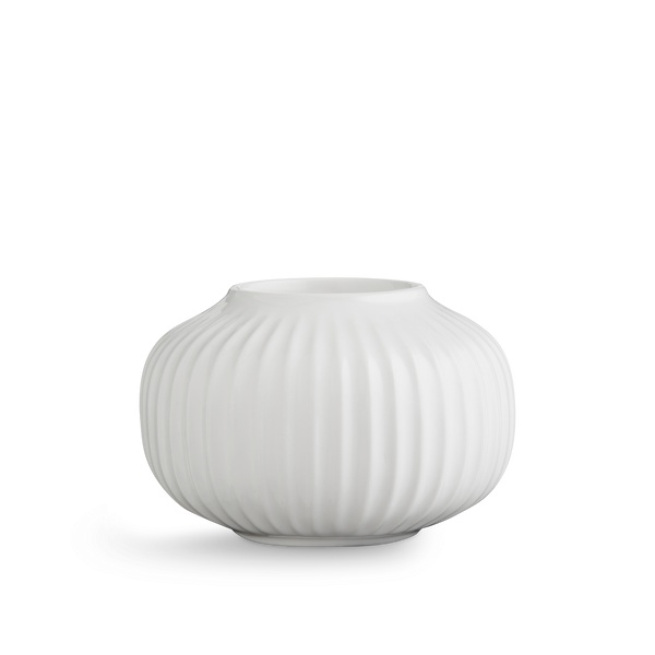 Hammershøi Tealight holder Ø10 cm white