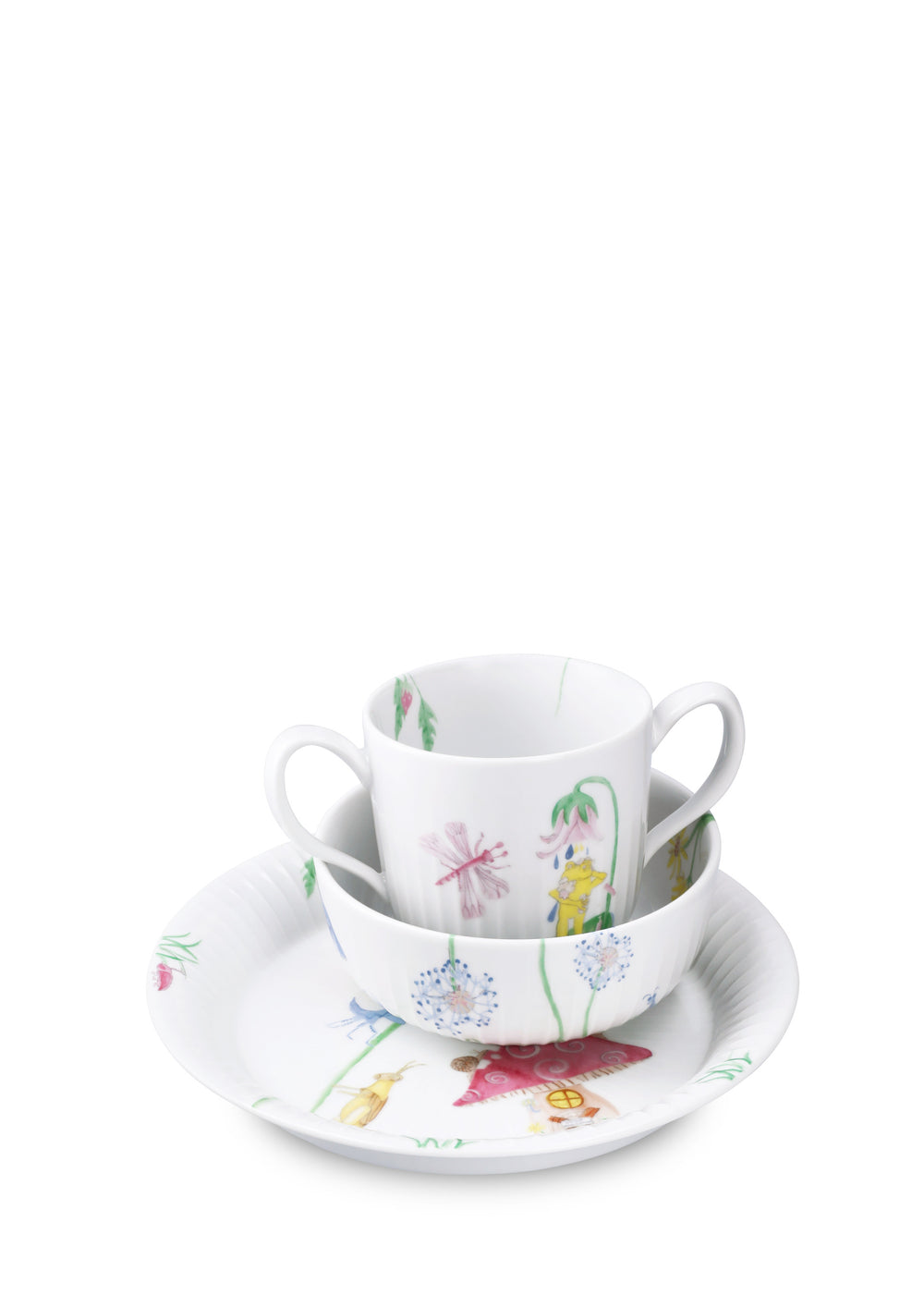 Hammershøi Kids Mug, Plate and Bowl Set