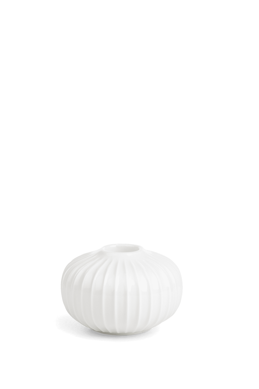 Hammershøi Candle holder round Ø8 cm white