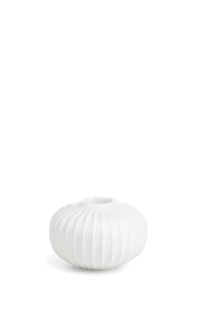 Hammershøi Candle holder round Ø8 cm white