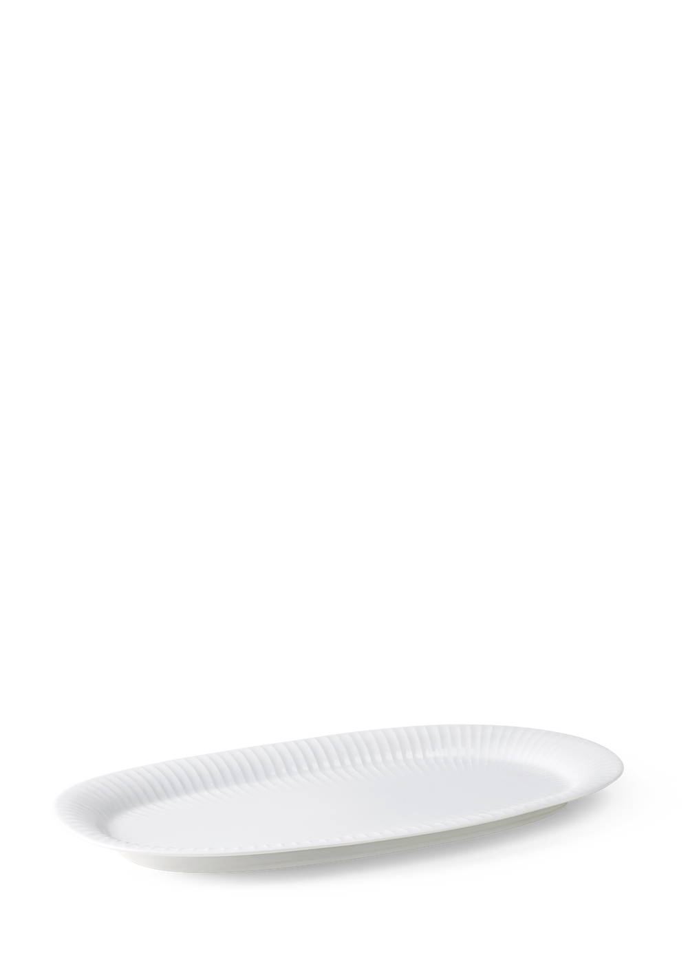 Hammershøi Oval serving dish 40x22.5 cm white