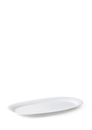 Hammershøi Oval serving dish 40x22.5 cm white