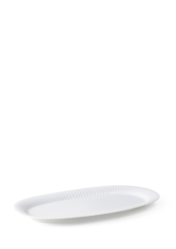 Hammershøi Oval serving dish 40x22.5 cm white