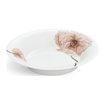 Hammershøi Poppy Soup plate Ø21 cm white w. deco