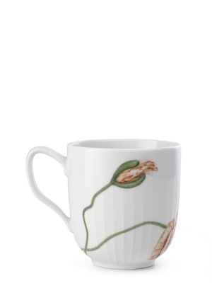Hammershøi Poppy Mug 33 cl white w. deco