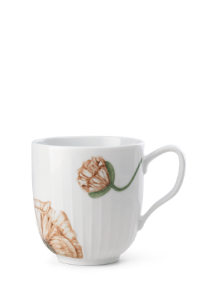 Hammershøi Poppy Mug 33 cl white w. deco