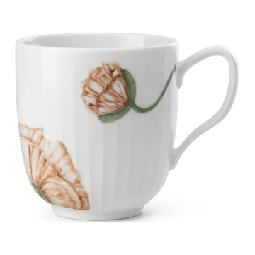 Hammershøi Poppy Mug 33 cl white w. deco
