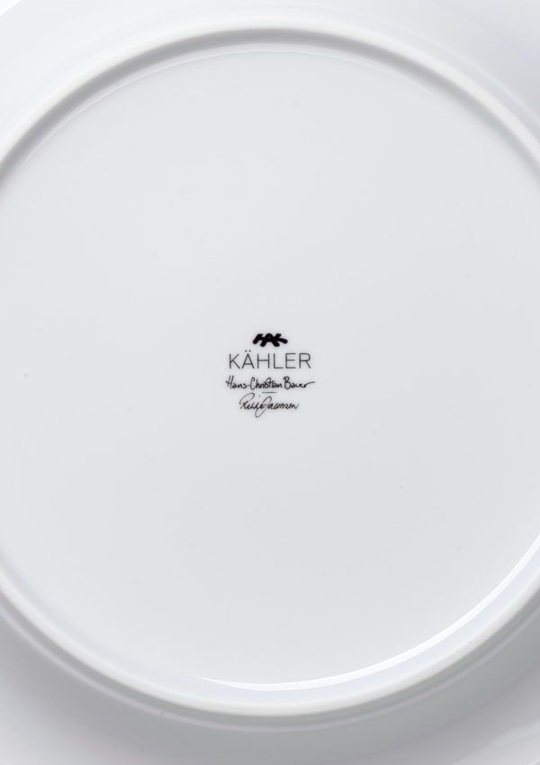 Hammershøi Poppy Plate Ø27 cm white w. deco