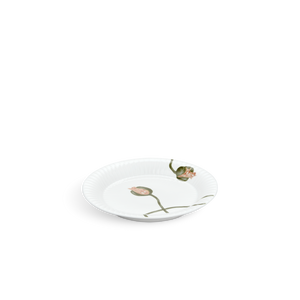 Hammershøi Poppy Plate Ø19 cm white w. deco