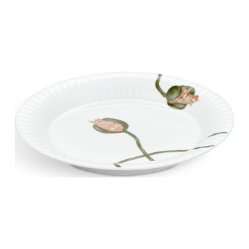 Hammershøi Poppy Plate Ø19 cm white w. deco