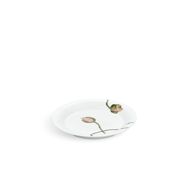 Hammershøi Poppy Plate Ø19 cm white w. deco