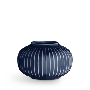 Hammershøi Tealight holder round Ø10 cm indigo