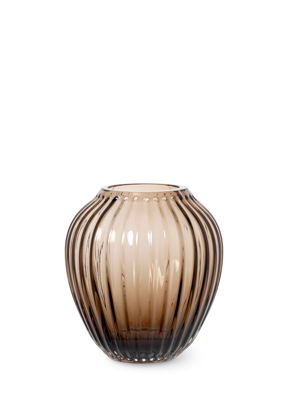 Hammershøi Vase H14 cm walnut