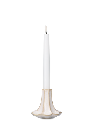 Kantarel Candle holder H10 cm sand