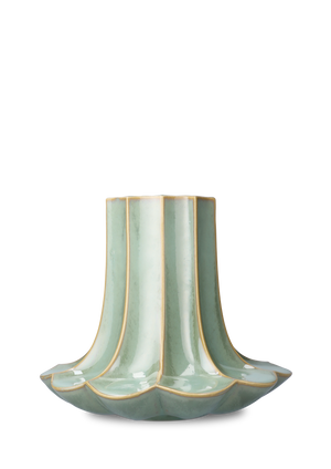 Kantarel Vase H20.5 cm green