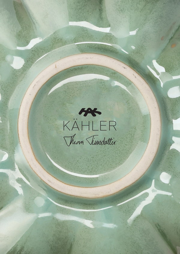 Kantarel Vase H20.5 cm green