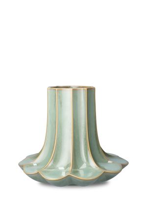 Kantarel Vase H20.5 cm green