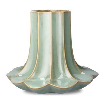 Kantarel Vase H20.5 cm green