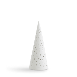 Nobili Tealight holder high H25.5 cm snow white