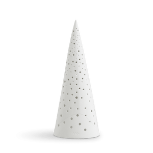 Nobili Tealight holder high H30 cm snow white
