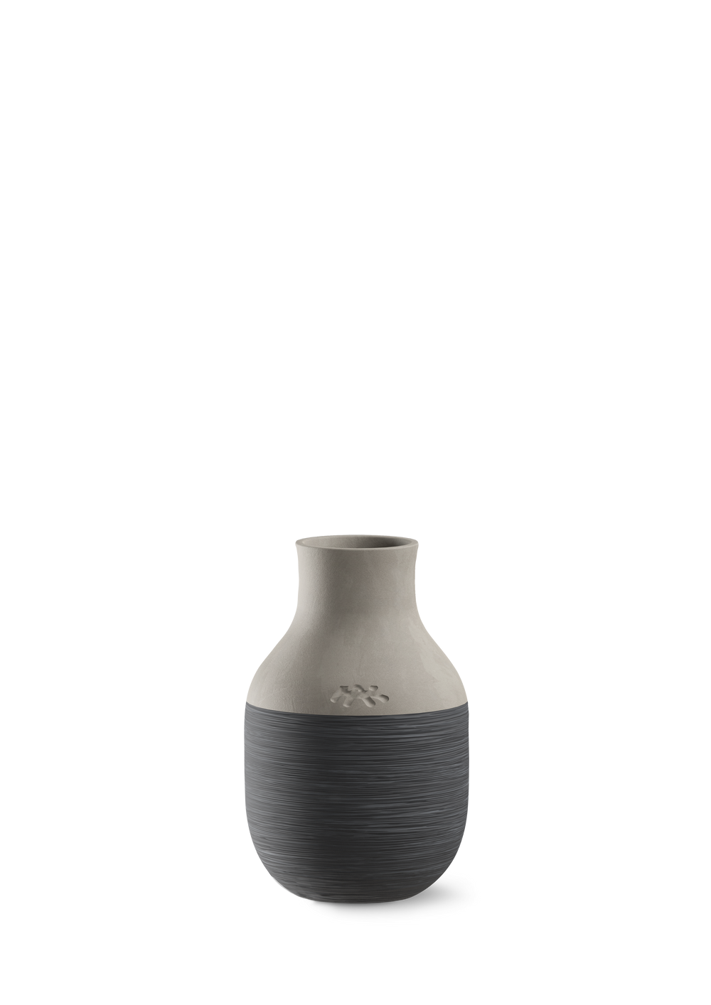 Omaggio Circulare Vase H12.5 cm anthracite grey